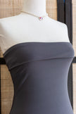 Super hot strapless bodycon dress with rhinestones