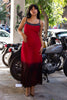 Gorgeous 100% silk maxi dress with beading detailing