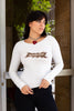 Super hot longsleeve top with beaded detailing