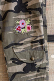 Super hot low waisted Buffalo London camo capri pants