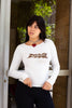 Super hot longsleeve top with beaded detailing