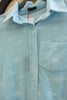 Light Blue Floral Button-Up Shirt
