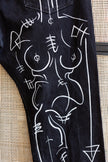 Handpainted Levis 501 jeans W38