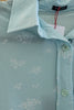 Light Blue Floral Button-Up Shirt