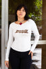 Super hot longsleeve top with beaded detailing