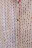 White Patterned Button-Up Shirt