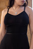 ONYX stretchy black hot dress (S/L)