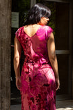 Monsoon Silk floral midi dress