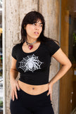 Super hot deadstock spider baby tee
