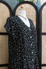 Floral button up dress