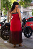 Gorgeous 100% silk maxi dress with beading detailing