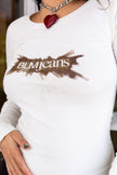 Super hot longsleeve top with beaded detailing