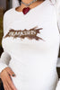 Super hot longsleeve top with beaded detailing