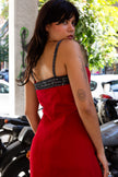 Gorgeous 100% silk maxi dress with beading detailing