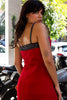 Gorgeous 100% silk maxi dress with beading detailing