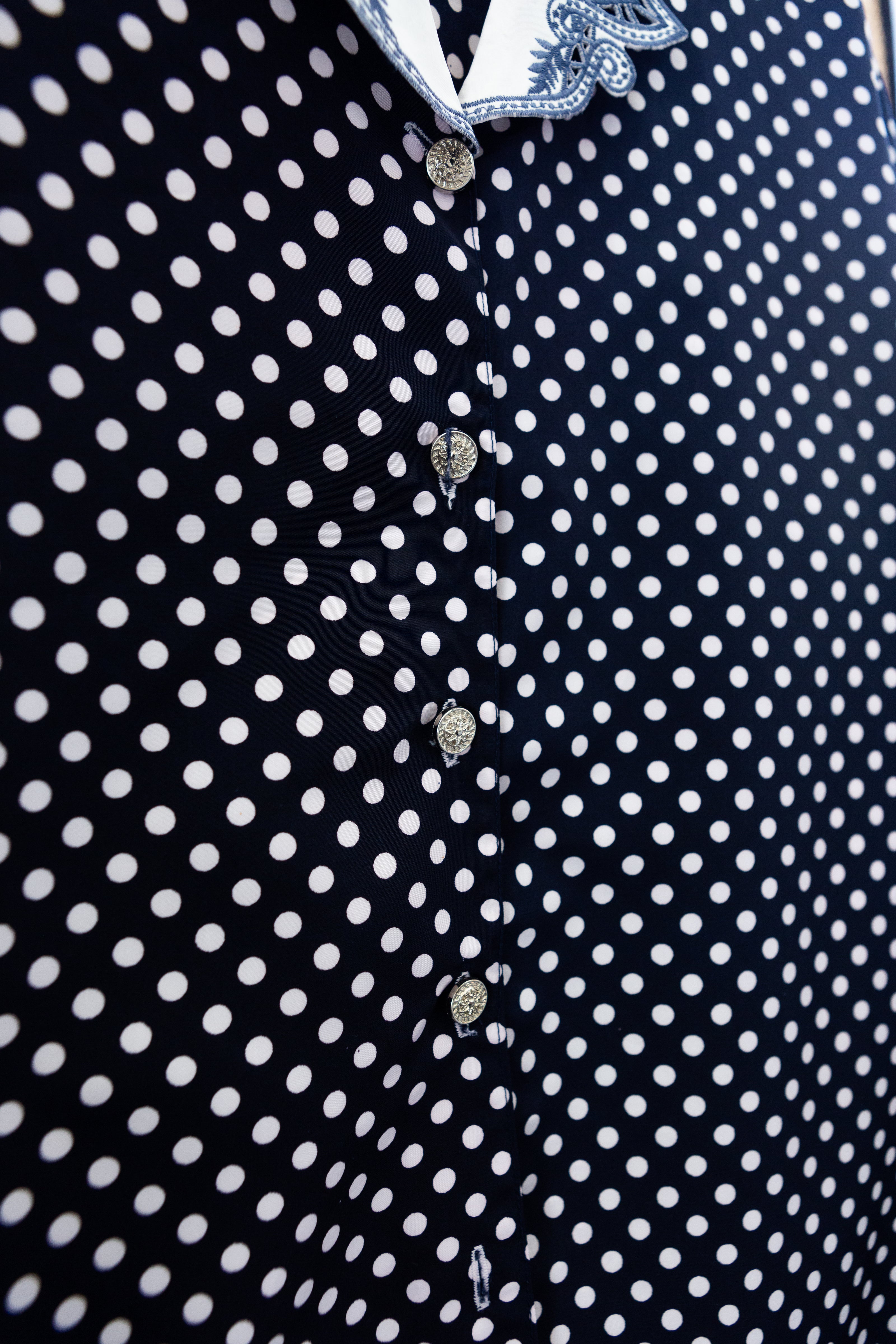 Vintage polka dot shirt
