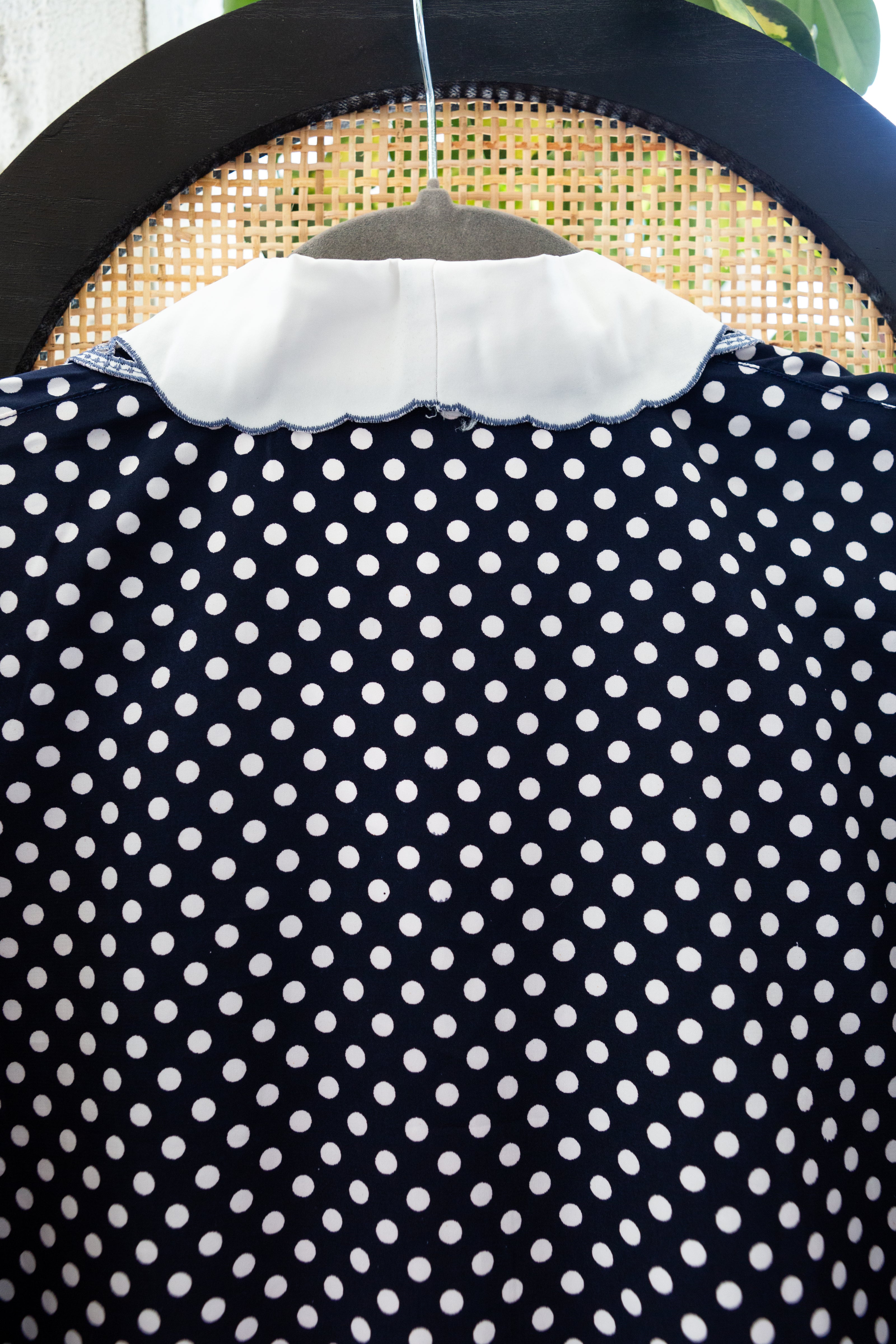 Vintage polka dot shirt