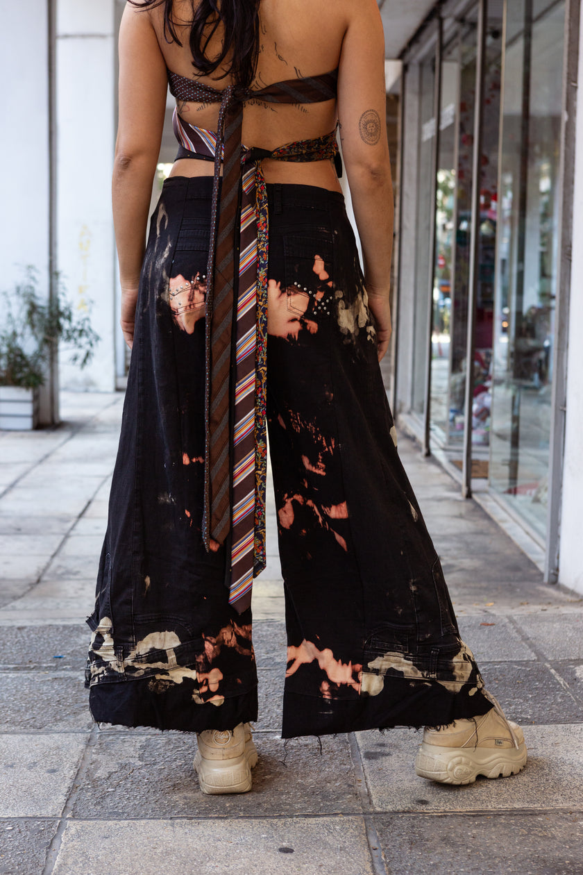 Thoughts reworked super hot baggy up-cycled jeans (EU40)