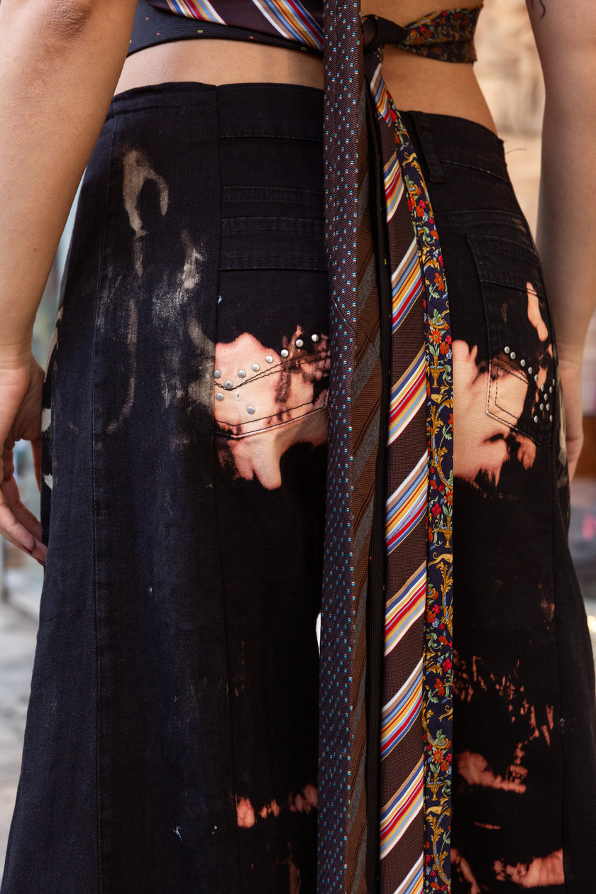 Thoughts reworked super hot baggy up-cycled jeans (EU40)