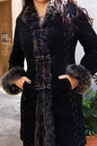 Absolutely stunning leather jacket with fur lining