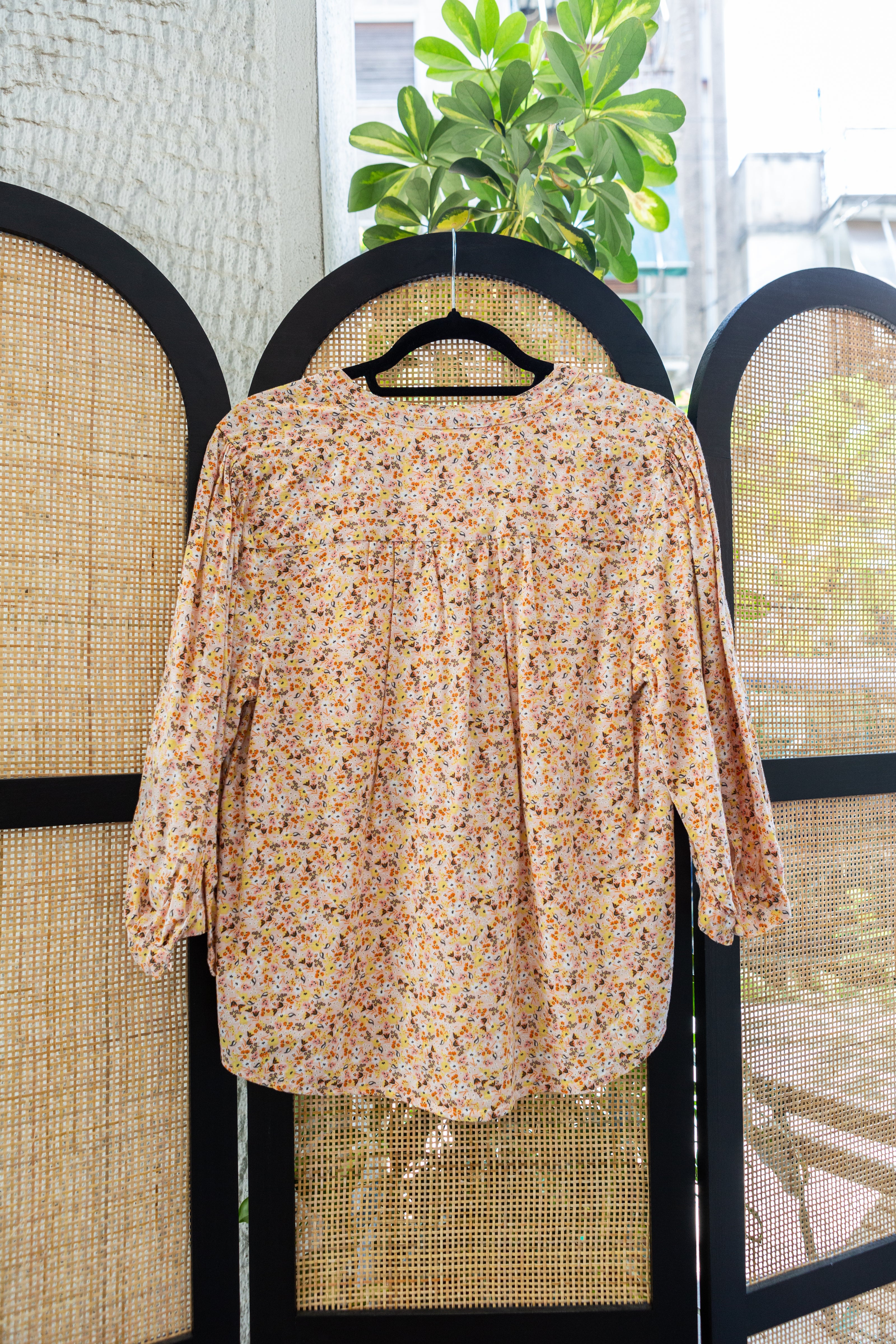 Vintage cotton floral shirt