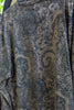 Vintage patterned shirt with puff sleeves