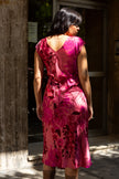 Monsoon Silk floral midi dress