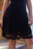 ONYX stretchy black hot dress (S/L)
