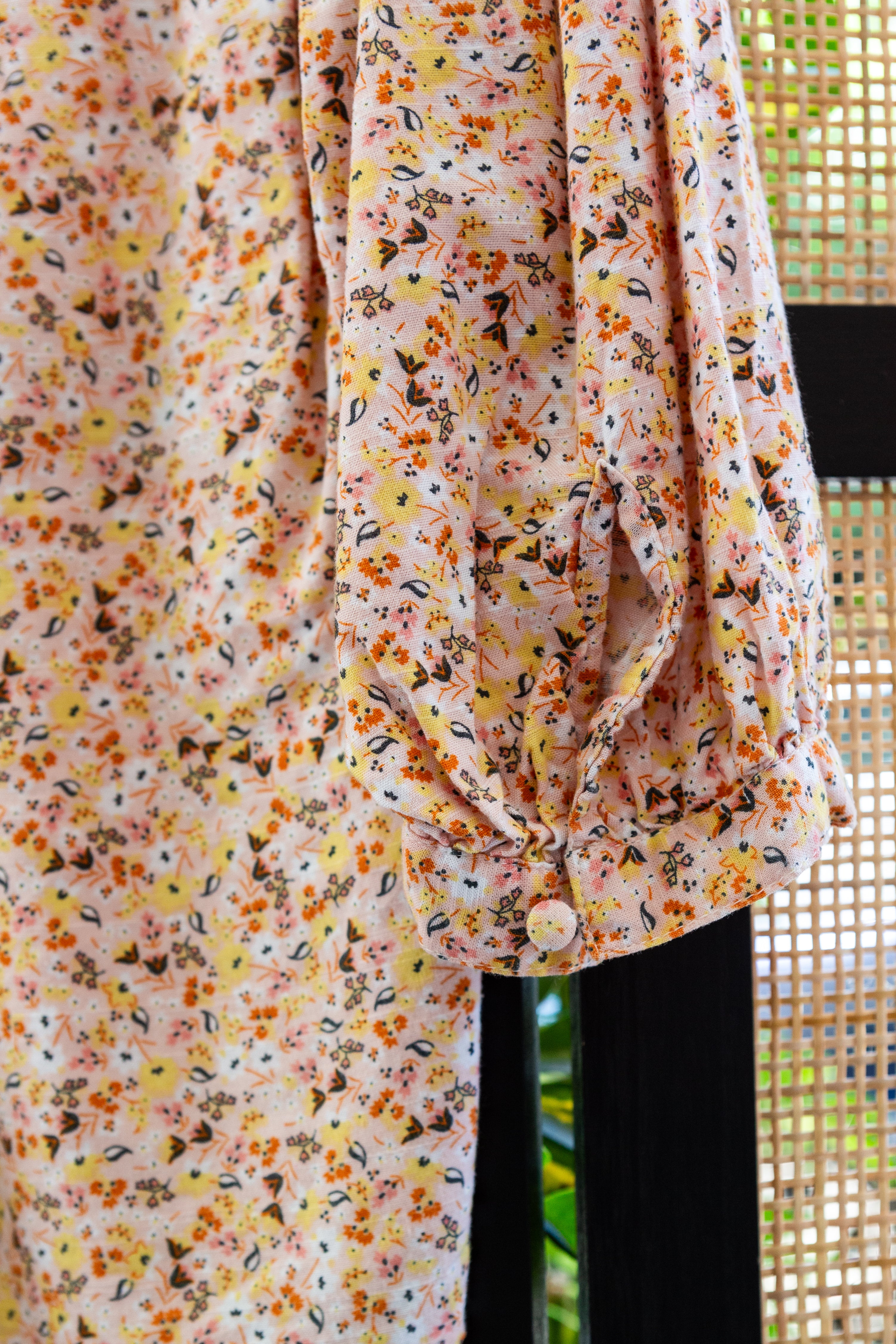 Vintage cotton floral shirt