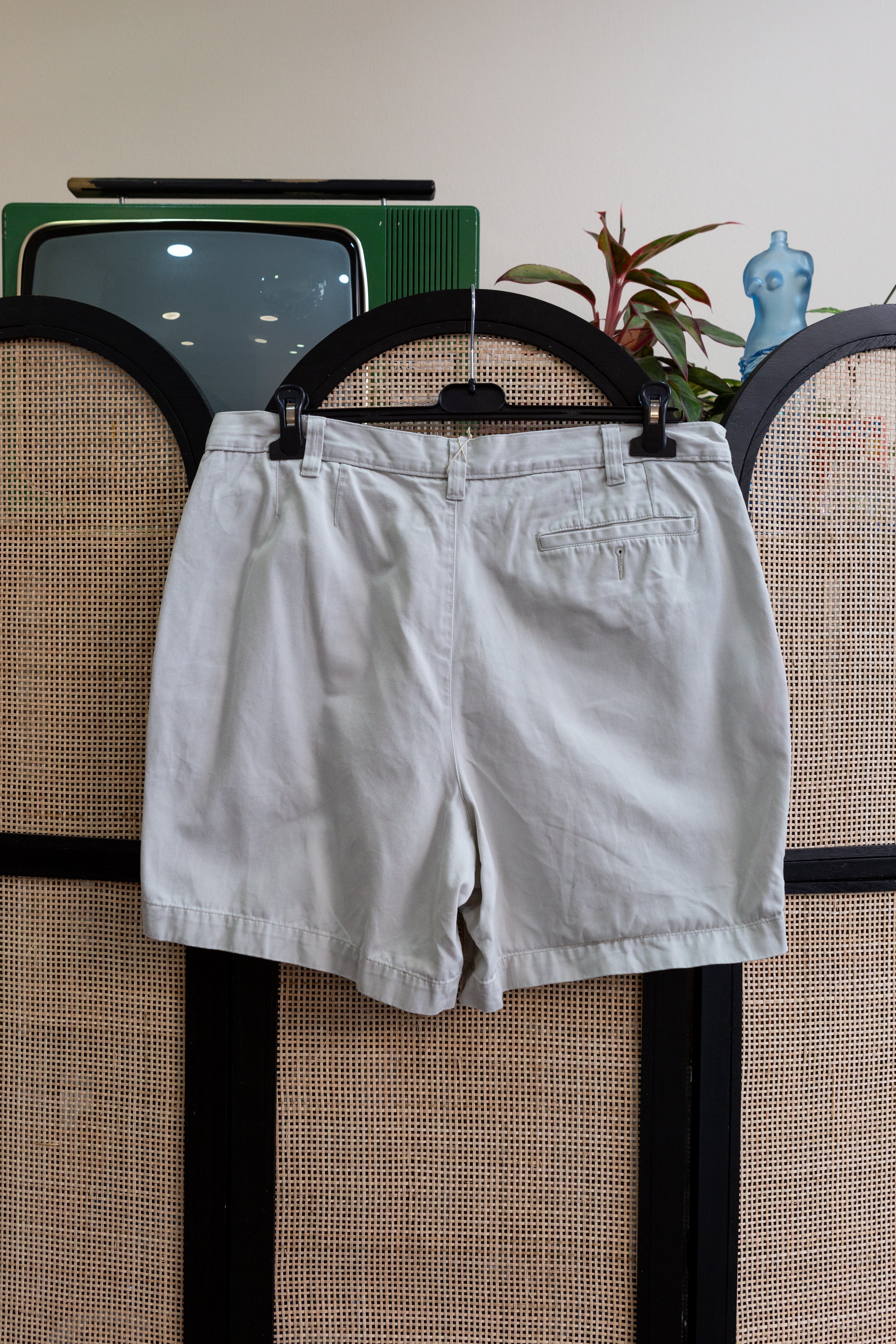 Marks & Spencer 100% cotton pleated chino shorts