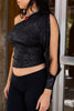 Absolutely stunning deadstock Y2K one shoulder top with sexy cutout on the sleeve