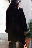 Absolutely stunning leather jacket with fur lining