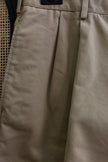 Lands'end pleated chino shorts (100% cotton)