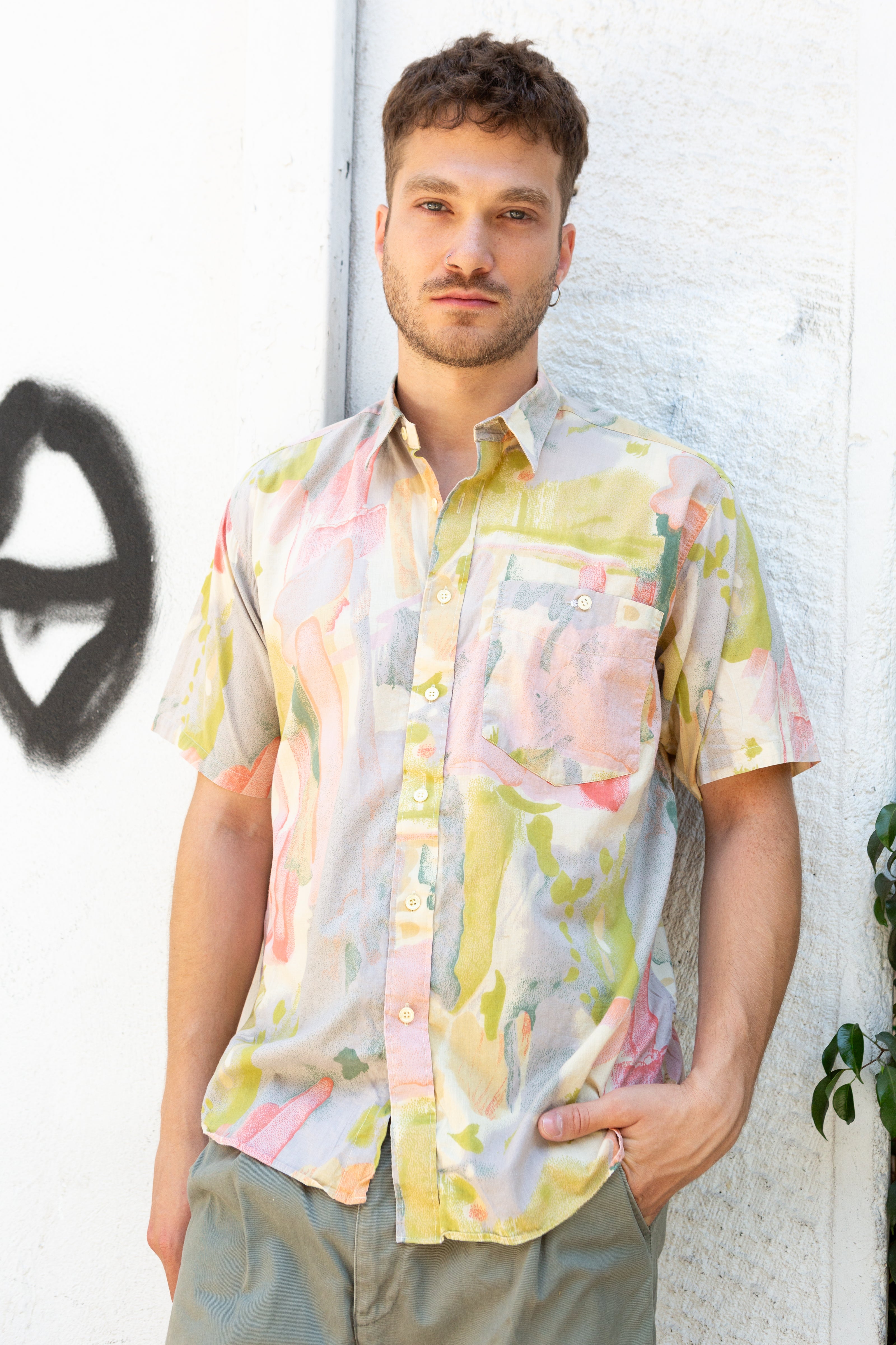 Vintage funky patterned shirt