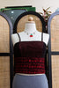 Stunning Y2K Burgundy Lace Trim Corset Top