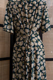 FRANKEN WALDER vintage floral button up dress