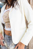 Vintage white leather jacket