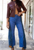 THOUGHTS REWORKED PATCHWORK JEANS