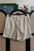 Vintage pleated chino shorts