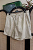 Vintage pleated chino shorts