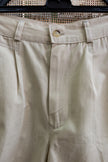 Vintage pleated chino shorts