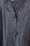 Vintage funky patterned cropped shirt
