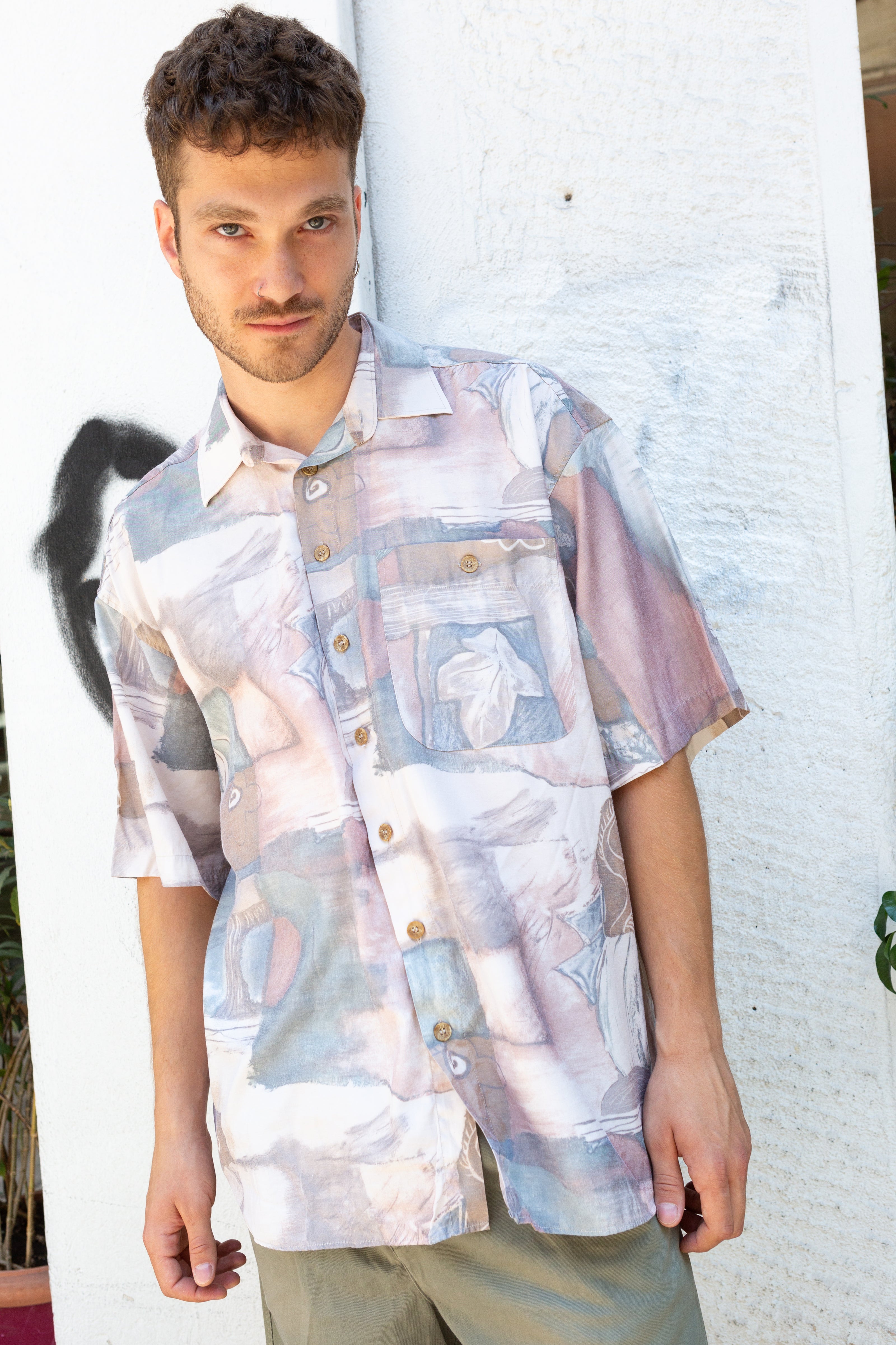 Vintage funky patterned shirt