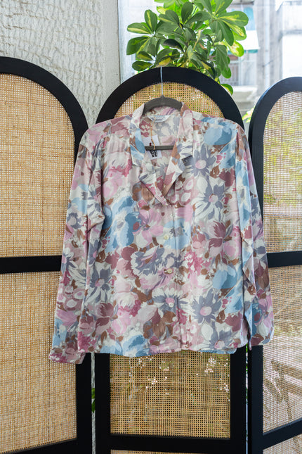 Vintage funky floral shirt