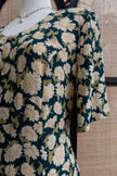 FRANKEN WALDER vintage floral button up dress