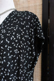 Floral button up dress