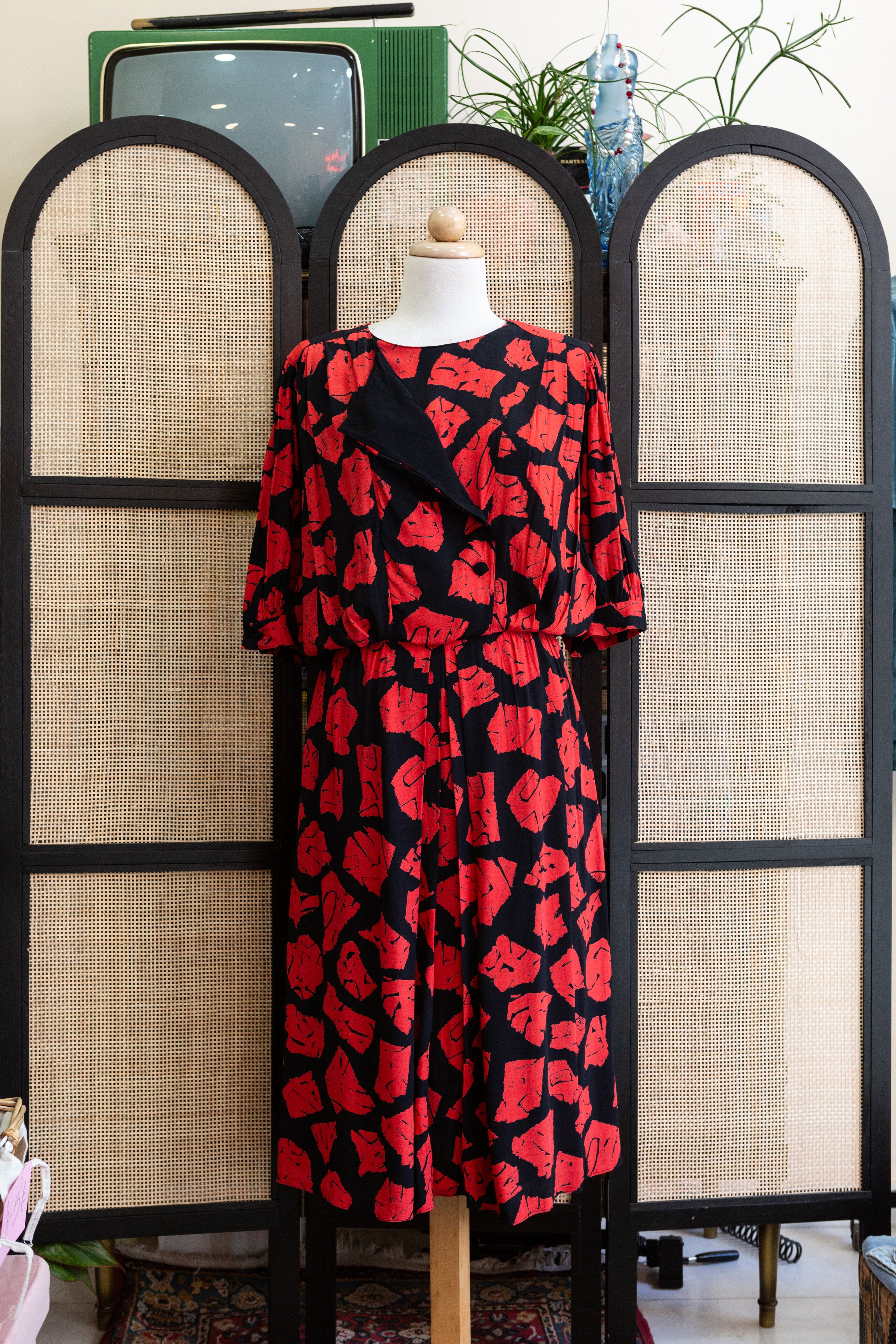 Vintage funky patterned dress