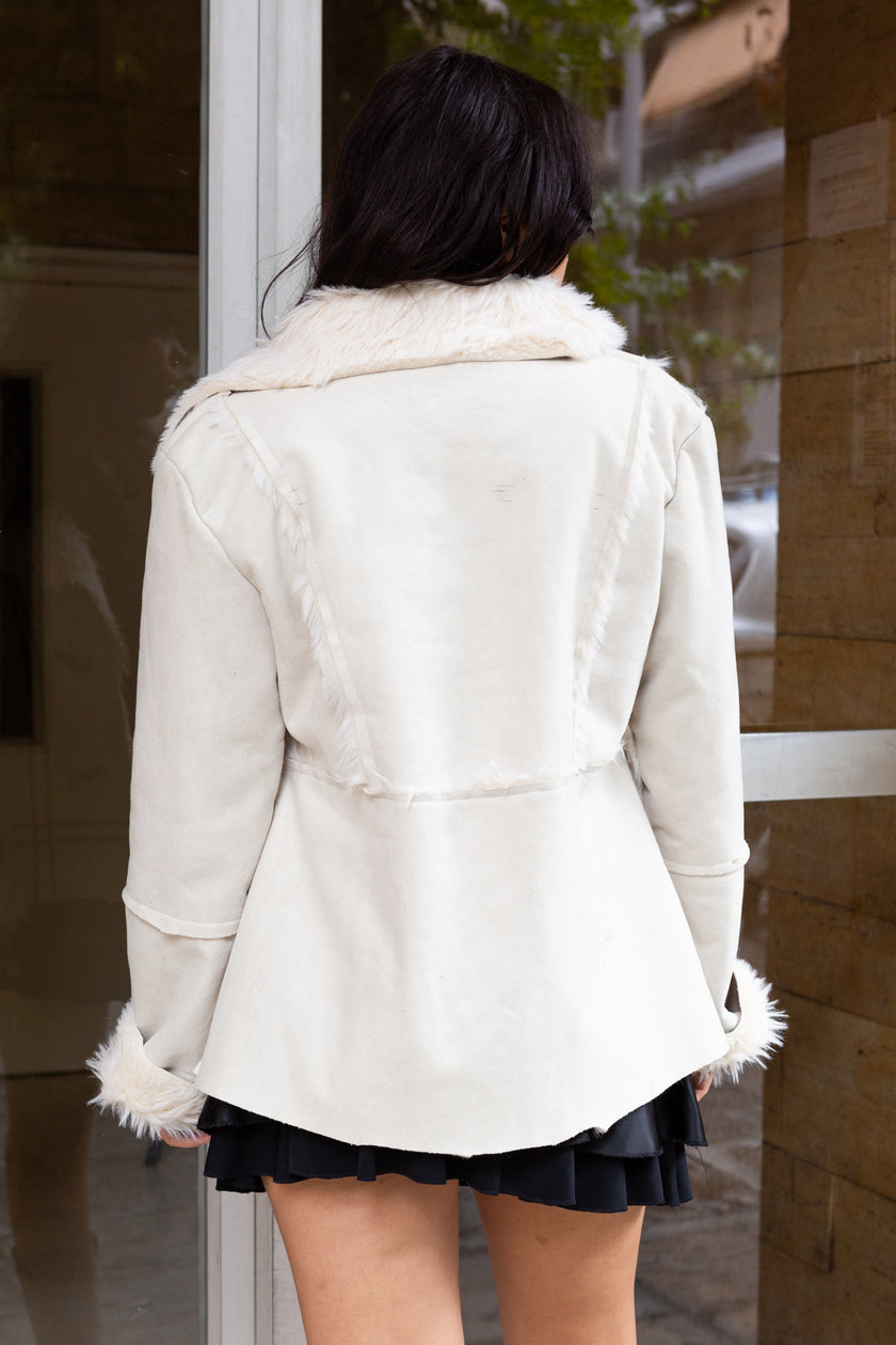 Stunning Faux mouton jacket