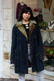 Energie denim jacket with faux fur collar (XL)