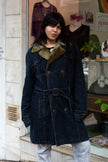 Energie denim jacket with faux fur collar (XL)